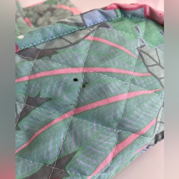 CREATION ALPAC Quilted Fabric Tote Bag Floral Parrot Pattern Beach Market Bag - Picture 15 of 15